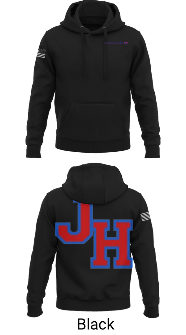 Hoodie, Jonesboro-Hodge High School Basketball, Women's Basketball, Teamtime, Team time, sublimation, custom sports apparel, team uniforms, spirit wear, spiritwear, sports uniforms, custom shirts, team store, custom team store, fundraiser sports, apparel fundraiser