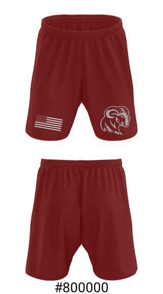 Athletic Shorts With Pockets, Merino High School Basketball, Men's Basketball, Teamtime, Team time, sublimation, custom sports apparel, team uniforms, spirit wear, spiritwear, sports uniforms, custom shirts, team store, custom team store, fundraiser sports, apparel fundraiser