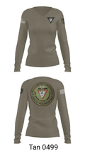 SSD 74989347 Women's Long Sleeve V-neck Shirt - 39