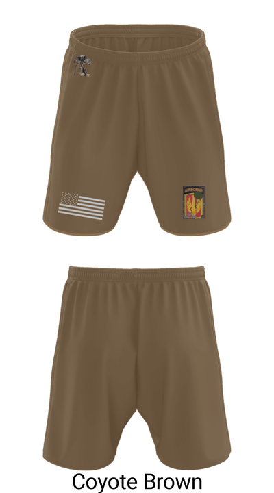 18th FA BDE Airborne 33985132 Athletic Shorts With Pockets - 13
