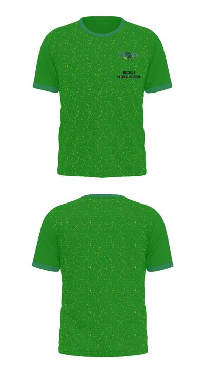 Bridger Middle School 54496281 Short Sleeve Performance Shirt - 35