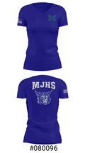 Mattanawcook Junior High School 18128146 Women's Short Sleeve V-neck Shirt - 21