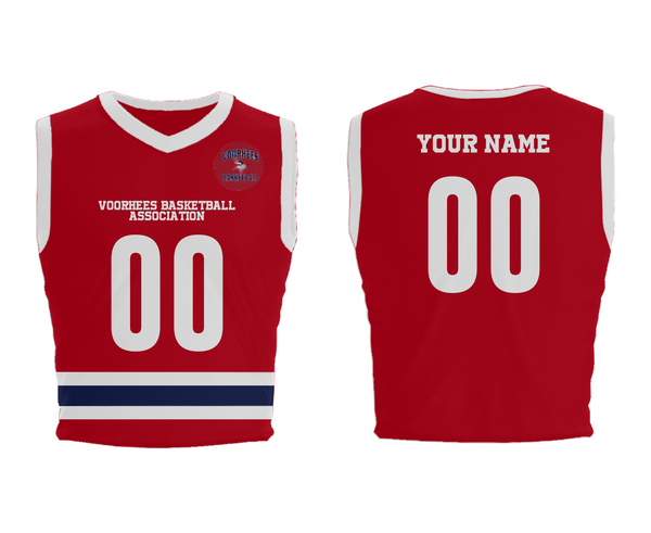Mens Basketball Jersey, Voorhees Basketball Association, Women's Basketball, Teamtime, Team time, sublimation, custom sports apparel, team uniforms, spirit wear, spiritwear, sports uniforms, custom shirts, team store, custom team store, fundraiser sports, apparel fundraiser