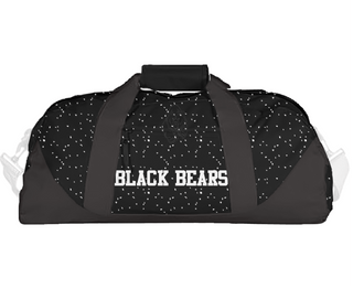 Duffle Bag, Black Bears, Football, Teamtime, Team time, sublimation, custom sports apparel, team uniforms, spirit wear, spiritwear, sports uniforms, custom shirts, team store, custom team store, fundraiser sports, apparel fundraiser
