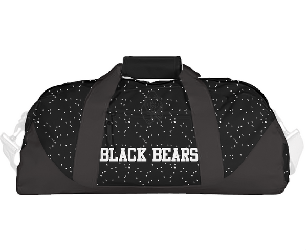 Duffle Bag, Black Bears, Football, Teamtime, Team time, sublimation, custom sports apparel, team uniforms, spirit wear, spiritwear, sports uniforms, custom shirts, team store, custom team store, fundraiser sports, apparel fundraiser