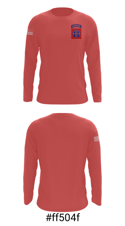 1-319th AFAR 20885310 Long Sleeve Performance Shirt - 3