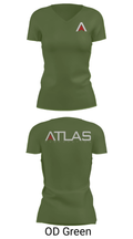 ATLAS 52779746 Women's Short Sleeve V-neck Shirt - 28