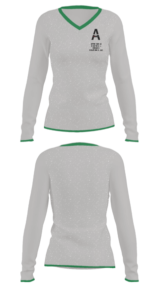 Women's Long Sleeve Vneck Shirt, Affordable Heating & Cooling Solutions, LLC., , Teamtime, Team time, sublimation, custom sports apparel, team uniforms, spirit wear, spiritwear, sports uniforms, custom shirts, team store, custom team store, fundraiser sports, apparel fundraiser