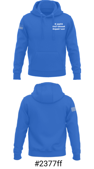 Hoodie, R and R 24/7 Diesel Repair LLC, , Teamtime, Team time, sublimation, custom sports apparel, team uniforms, spirit wear, spiritwear, sports uniforms, custom shirts, team store, custom team store, fundraiser sports, apparel fundraiser