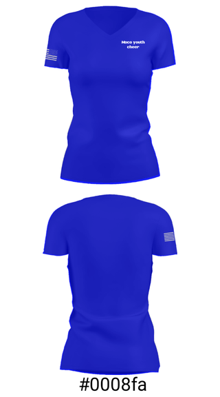 Women's Short Sleeve Vneck Shirt, Moco youth cheer, Cheer, Teamtime, Team time, sublimation, custom sports apparel, team uniforms, spirit wear, spiritwear, sports uniforms, custom shirts, team store, custom team store, fundraiser sports, apparel fundraiser