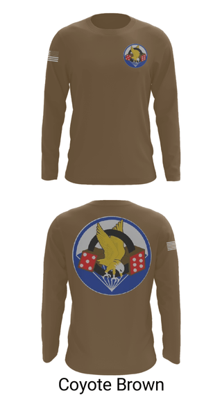 Long Sleeve Performance Shirt, 506th PIR, Army, Teamtime, Team time, sublimation, custom sports apparel, team uniforms, spirit wear, spiritwear, sports uniforms, custom shirts, team store, custom team store, fundraiser sports, apparel fundraiser