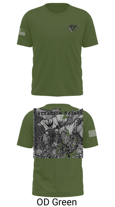 Fighting Saints Battalion 30372555 Short Sleeve Performance Shirt - 30