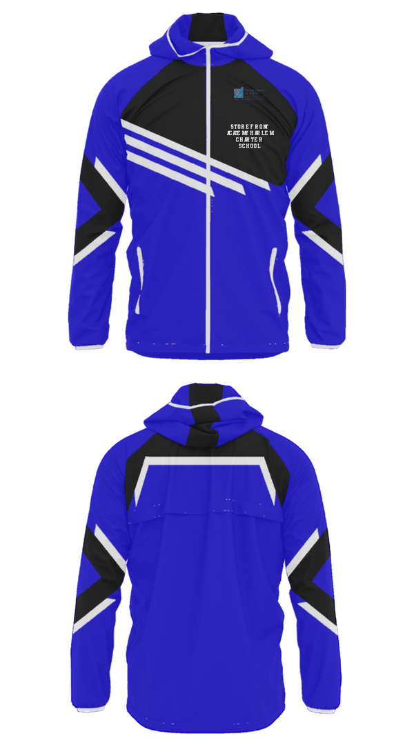 Windbreaker, Storefront Academy Harlem Charter School, Spirit Store, Teamtime, Team time, sublimation, custom sports apparel, team uniforms, spirit wear, spiritwear, sports uniforms, custom shirts, team store, custom team store, fundraiser sports, apparel fundraiser