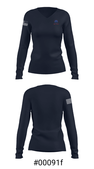 Women's Long Sleeve Vneck Shirt, BK Pro TV Mounting LLC, , Teamtime, Team time, sublimation, custom sports apparel, team uniforms, spirit wear, spiritwear, sports uniforms, custom shirts, team store, custom team store, fundraiser sports, apparel fundraiser