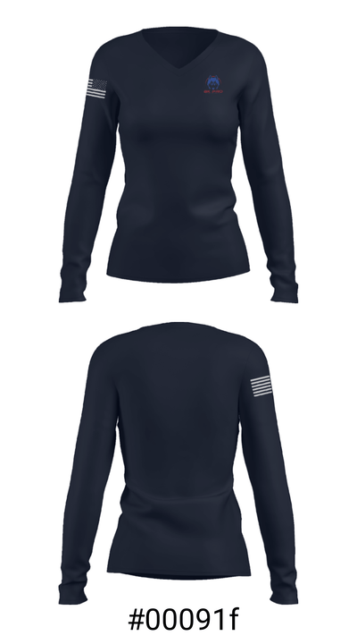 BK Pro TV Mounting LLC 37040038 Women's Long Sleeve V-neck Shirt - 20