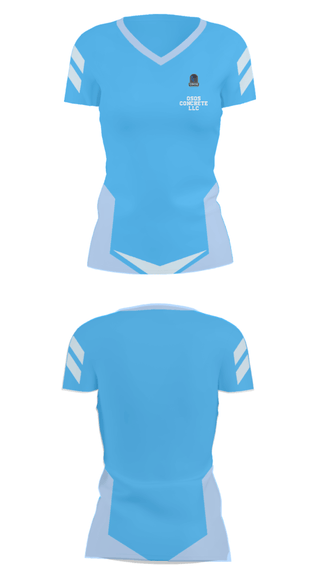 Women's Short Sleeve Vneck Shirt, OSOS CONCRETE LLC, , Teamtime, Team time, sublimation, custom sports apparel, team uniforms, spirit wear, spiritwear, sports uniforms, custom shirts, team store, custom team store, fundraiser sports, apparel fundraiser