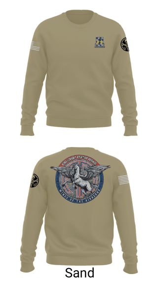 Crew Neck Sweatshirt, , Army, Teamtime, Team time, sublimation, custom sports apparel, team uniforms, spirit wear, spiritwear, sports uniforms, custom shirts, team store, custom team store, fundraiser sports, apparel fundraiser