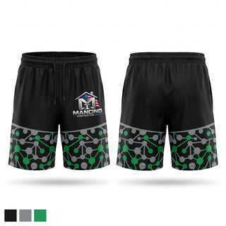 Athletic Shorts With Pockets, Mancino construction USA, , Teamtime, Team time, sublimation, custom sports apparel, team uniforms, spirit wear, spiritwear, sports uniforms, custom shirts, team store, custom team store, fundraiser sports, apparel fundraiser