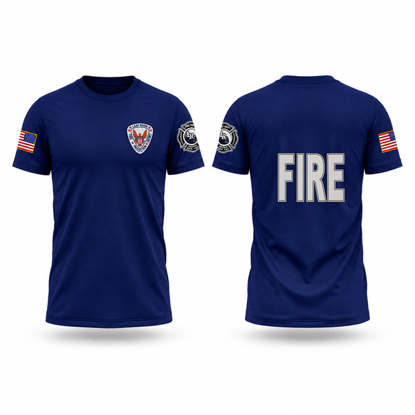 Old School Cotton Feel Shirt, Leaf River Fire Protection District, EMS/EMT, Teamtime, Team time, sublimation, custom sports apparel, team uniforms, spirit wear, spiritwear, sports uniforms, custom shirts, team store, custom team store, fundraiser sports, apparel fundraiser