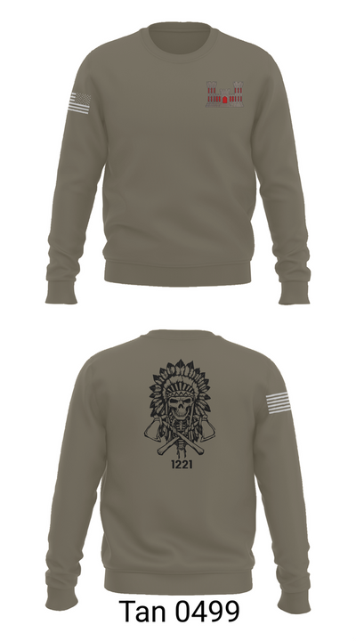 1221st Route Clearance Co. 10953211 Crew Neck Sweatshirt - 62