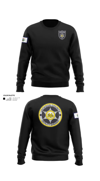 Crew Neck Sweatshirt, Jackson County SD, Police, Teamtime, Team time, sublimation, custom sports apparel, team uniforms, spirit wear, spiritwear, sports uniforms, custom shirts, team store, custom team store, fundraiser sports, apparel fundraiser