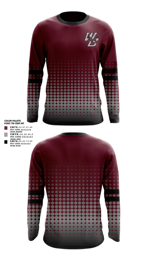 Long Sleeve Performance Shirt, West Carroll, , Teamtime, Team time, sublimation, custom sports apparel, team uniforms, spirit wear, spiritwear, sports uniforms, custom shirts, team store, custom team store, fundraiser sports, apparel fundraiser