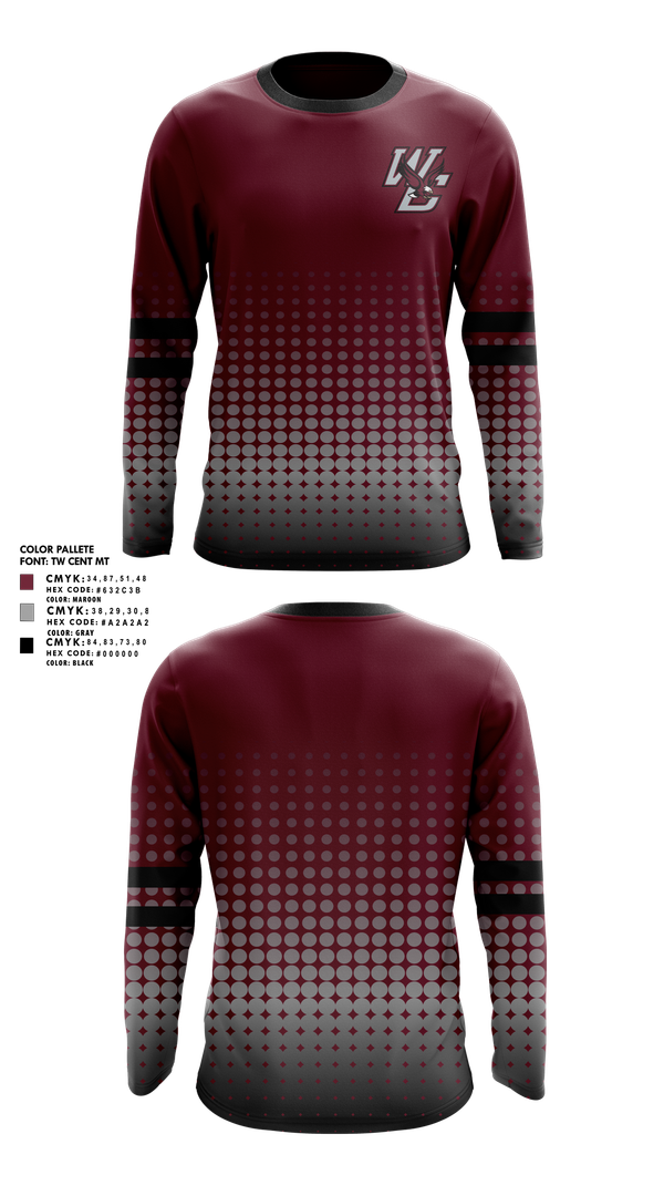 Long Sleeve Performance Shirt, West Carroll, , Teamtime, Team time, sublimation, custom sports apparel, team uniforms, spirit wear, spiritwear, sports uniforms, custom shirts, team store, custom team store, fundraiser sports, apparel fundraiser