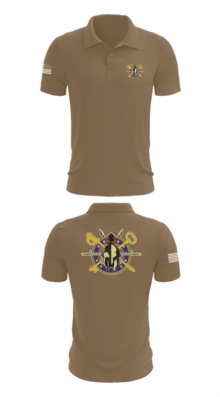 Short Sleeve Performance Polo, A Company 68th DSSB 4ID, , Teamtime, Team time, sublimation, custom sports apparel, team uniforms, spirit wear, spiritwear, sports uniforms, custom shirts, team store, custom team store, fundraiser sports, apparel fundraiser