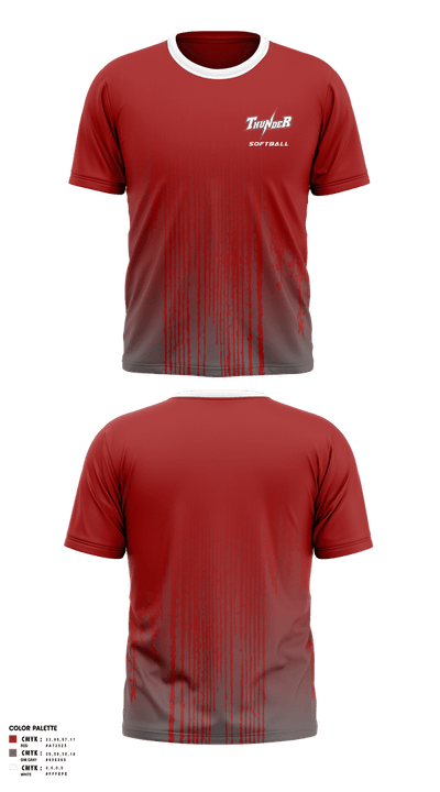 Thunder 70833118 Short Sleeve Performance Shirt - 1