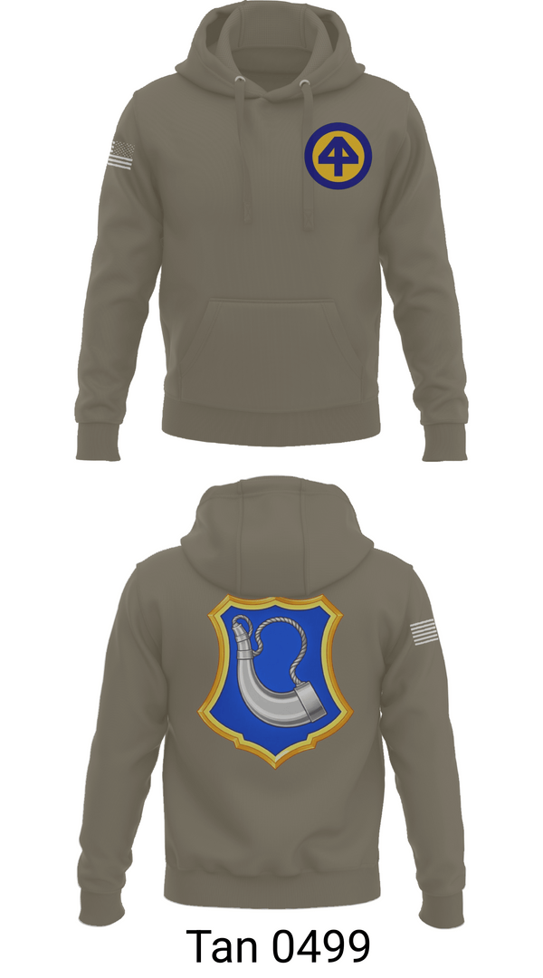 Hoodie, HHC 1/181, National Guard, Teamtime, Team time, sublimation, custom sports apparel, team uniforms, spirit wear, spiritwear, sports uniforms, custom shirts, team store, custom team store, fundraiser sports, apparel fundraiser