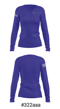 Bellevue-Santa Fe Charter School 14190301 Women's Long Sleeve V-neck Shirt - 20