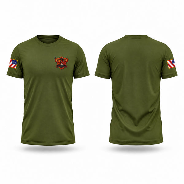 Old School Cotton Feel Shirt, Phoenix Police Defensive Tactics, Police, Teamtime, Team time, sublimation, custom sports apparel, team uniforms, spirit wear, spiritwear, sports uniforms, custom shirts, team store, custom team store, fundraiser sports, apparel fundraiser
