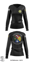 Muscogee Nation Special Operations 96454937 Women's Long Sleeve V-neck Shirt - 1