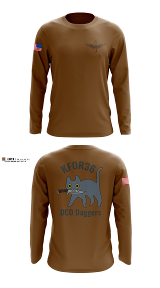 Long Sleeve Performance Shirt, DCO Daggers, National Guard, Teamtime, Team time, sublimation, custom sports apparel, team uniforms, spirit wear, spiritwear, sports uniforms, custom shirts, team store, custom team store, fundraiser sports, apparel fundraiser