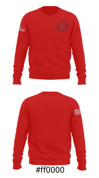 Hillsboro High School Bowling 29147919 Crew Neck Sweatshirt - 16