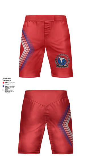 Fight Shorts, Conrad’s Martial Arts Center, , Teamtime, Team time, sublimation, custom sports apparel, team uniforms, spirit wear, spiritwear, sports uniforms, custom shirts, team store, custom team store, fundraiser sports, apparel fundraiser
