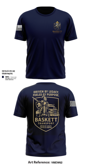 Short Sleeve Performance Shirt, Baskett Transport LLC, , Teamtime, Team time, sublimation, custom sports apparel, team uniforms, spirit wear, spiritwear, sports uniforms, custom shirts, team store, custom team store, fundraiser sports, apparel fundraiser