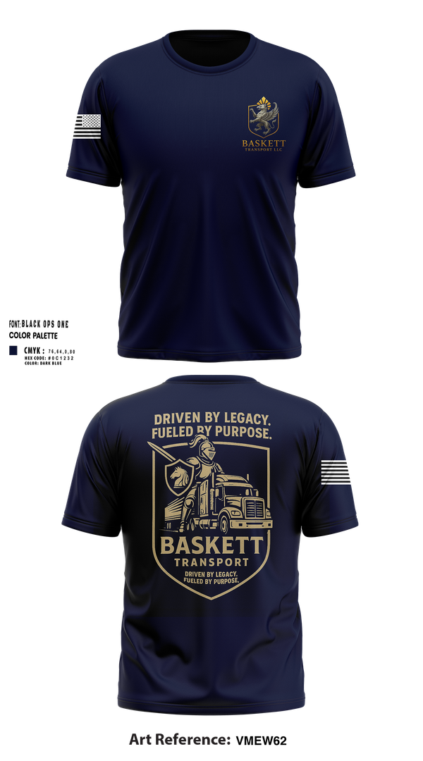 Short Sleeve Performance Shirt, Baskett Transport LLC, , Teamtime, Team time, sublimation, custom sports apparel, team uniforms, spirit wear, spiritwear, sports uniforms, custom shirts, team store, custom team store, fundraiser sports, apparel fundraiser