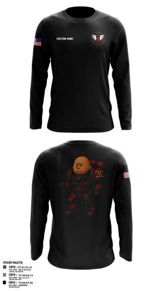 Long Sleeve Performance Shirt, CCo, 1-508PIR (OG), Army, Teamtime, Team time, sublimation, custom sports apparel, team uniforms, spirit wear, spiritwear, sports uniforms, custom shirts, team store, custom team store, fundraiser sports, apparel fundraiser