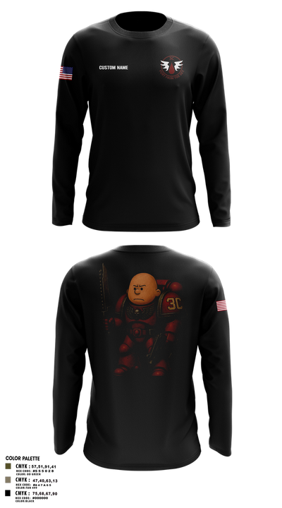 3rd Platoon, CCo, 1-508th PIR Long Sleeve Performance Shirt 28