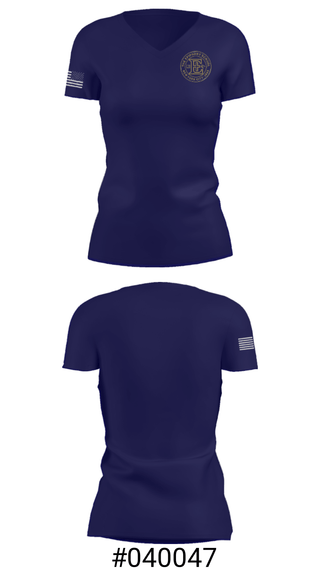 Women's Short Sleeve Vneck Shirt, Epiphany Elementary School, Spirit Store, Teamtime, Team time, sublimation, custom sports apparel, team uniforms, spirit wear, spiritwear, sports uniforms, custom shirts, team store, custom team store, fundraiser sports, apparel fundraiser