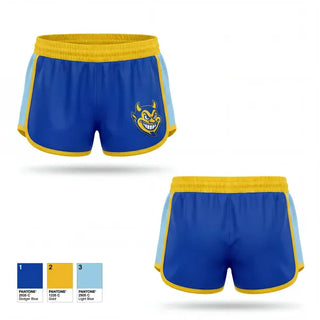 Womens Shorts, Falkville Blue Devils, Baseball, Teamtime, Team time, sublimation, custom sports apparel, team uniforms, spirit wear, spiritwear, sports uniforms, custom shirts, team store, custom team store, fundraiser sports, apparel fundraiser
