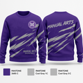 Manual Arts Basketball 90982455 Crew Neck Sweatshirt - 1