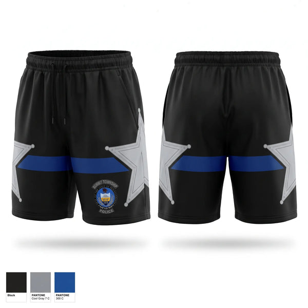 Athletic Shorts With Pockets, SUMMIT TOWNSHIP POLICE DEPARTMENT, Police, Teamtime, Team time, sublimation, custom sports apparel, team uniforms, spirit wear, spiritwear, sports uniforms, custom shirts, team store, custom team store, fundraiser sports, apparel fundraiser