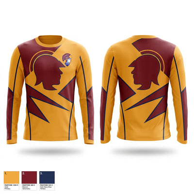 Chicago Math and Science Academy Middle School Basketball 27601272 Long Sleeve Performance Shirt 1