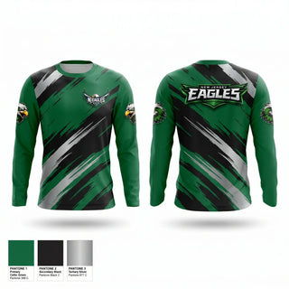 Long Sleeve Performance Shirt, New Jersey Eagles, , Teamtime, Team time, sublimation, custom sports apparel, team uniforms, spirit wear, spiritwear, sports uniforms, custom shirts, team store, custom team store, fundraiser sports, apparel fundraiser
