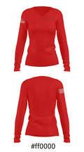 Sugar Grove Elementary School 44929150 Women's Long Sleeve V-neck Shirt - 20