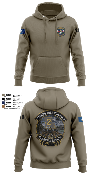 2nd area command 59908555 Hoodie - 21