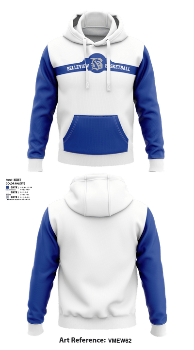 Belleview High School Basketball 96620891 Hoodie - 4