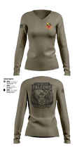 F-60th ADA 59616797 Women's Long Sleeve V-neck Shirt - 3